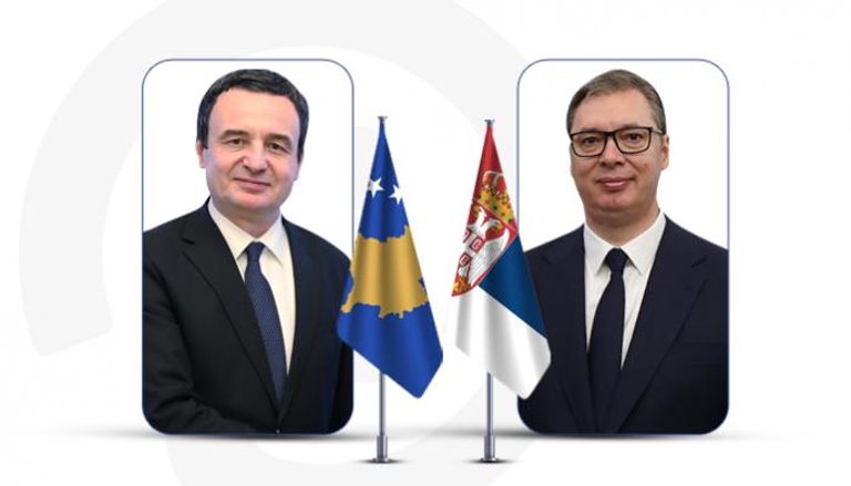 رئيس صربيا ورئيس وزراء كوسوفو