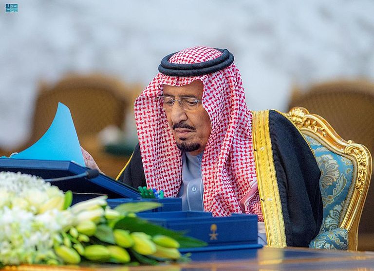 الملك سلمان بن عبد العزيز آل سعود خلال رئاسته لمجلس الوزراء