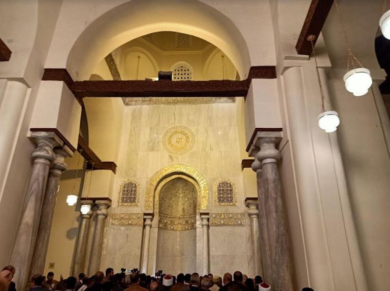 مسجد الحاكم بأمر الله بالقاهرة بعد ترميمه