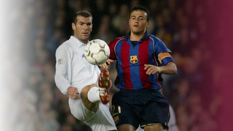 زين الدين زيدان ولويس إنريكي