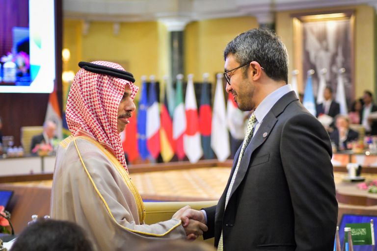 الشيخ عبدالله بن زايد آل نهيان يشارك في اجتماعات وزراء خارجية مجموعة العشرين