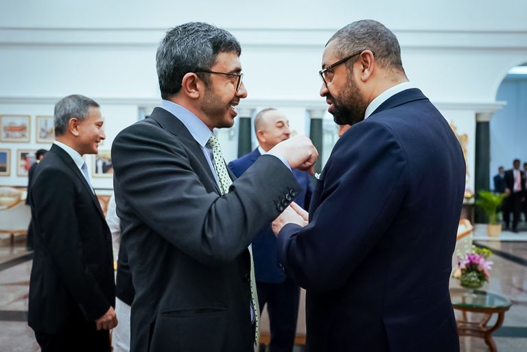 الشيخ عبدالله بن زايد آل نهيان يشارك في اجتماعات وزراء خارجية مجموعة العشرين