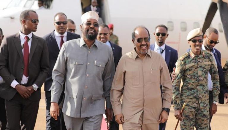 جانب من زيارة الرئيس الصومالي لجوبالاند