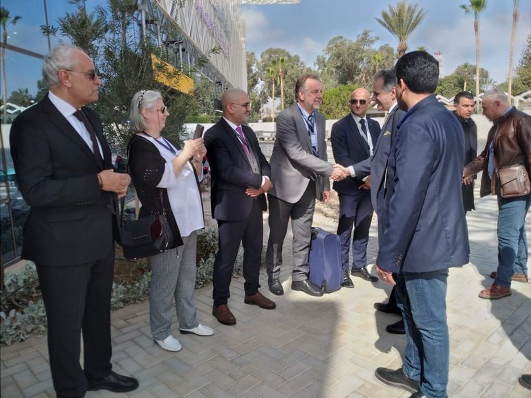 حفل تدشين رحلة جوية إلى أثينا