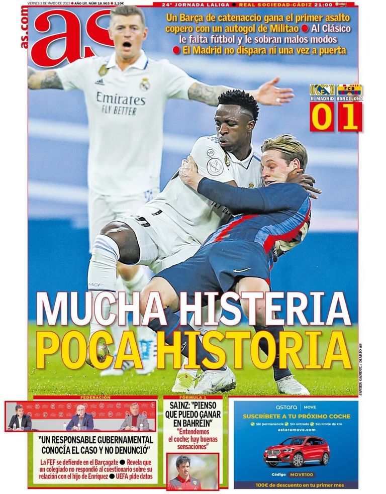 برشلونة يفوز على ريال مدريد في الكلاسيكو