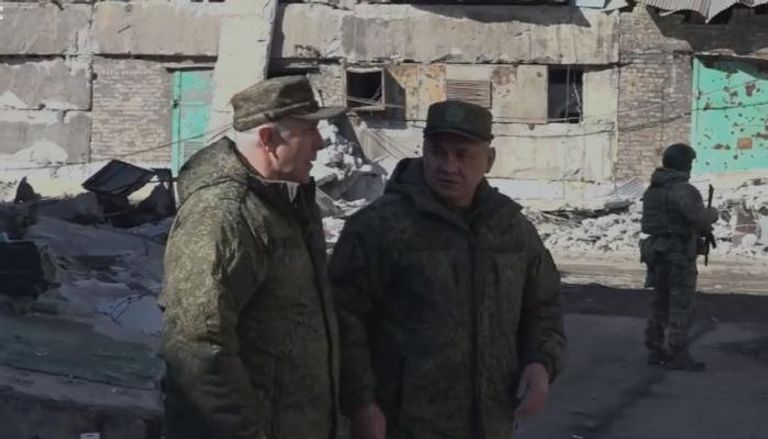 وزير الدفاع الروسي يتفقد الجبهة في أوكرانيا