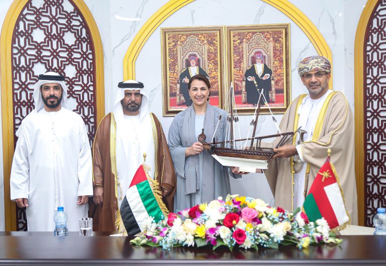 جانب من مراسم توقيع مذكرة التفاهم في المجال البيئي