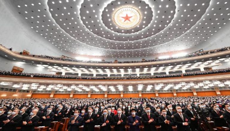 جانب من افتتاح الدورة السنوية للبرلمان في بكين 