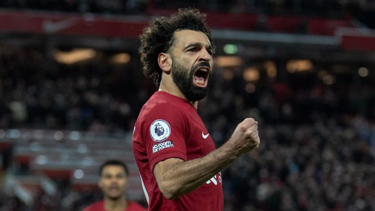 محمد صلاح ضد مانشستر يونايتد