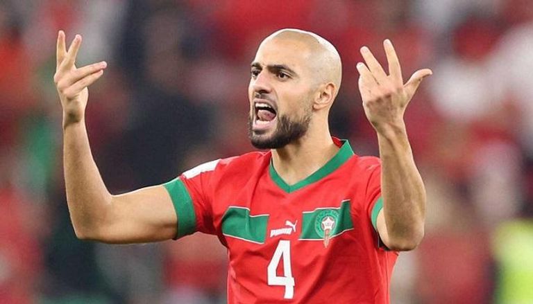 سفيان أمرابط لاعب المغرب