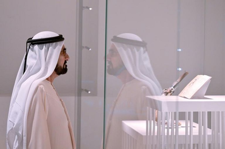 الشيخ محمد بن راشد آل مكتوم يتفقد متحف الشندغة