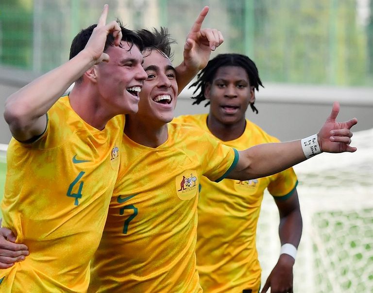 منتخب أستراليا ضد قطر في كأس آسيا للشباب تحت 20 عاما من مباراة قطر وأستراليا في كأس آسيا للشباب