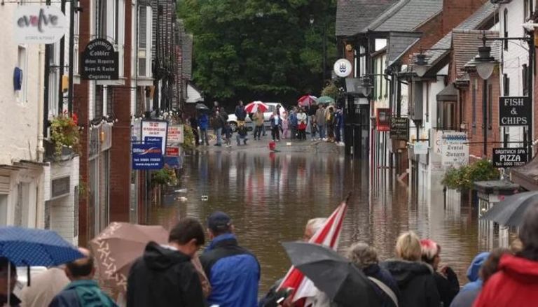 الفيضانات بالمملكة المتحدة