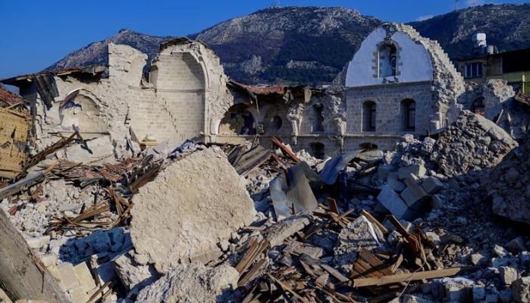 آثار زلزال السادس من فبراير في تركيا