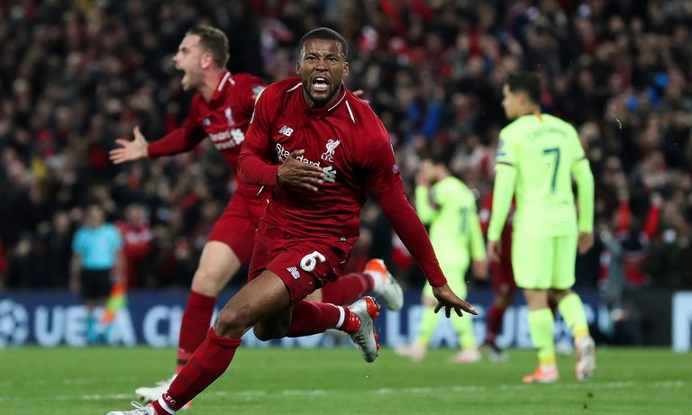 من مباراة ليفربول وبرشلونة في دوري أبطال أوروبا 2019