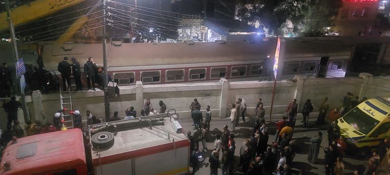 حادث قطار قليوب