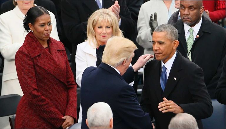 ميشال أوباما في حفل تنصيب دونالد ترامب- أرشيفية