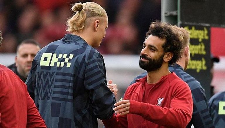 محمد صلاح وإيرلينج هالاند من أروع الأجانب في الدوري الإنجليزي