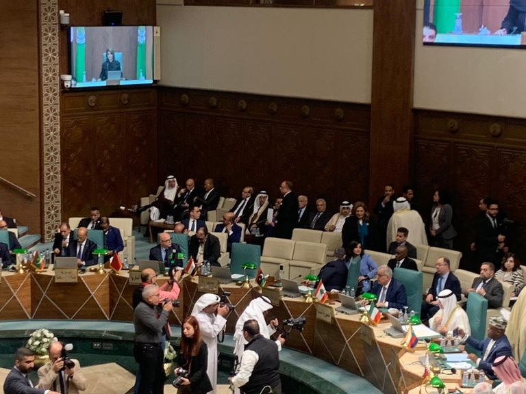 جانب من الاجتماع الذي لم تحضره مصر