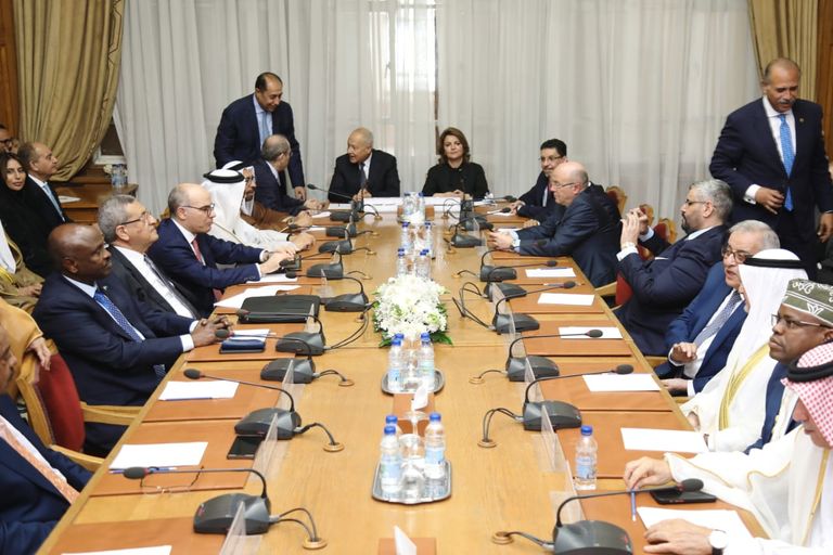 جانب من الاجتماع الذي لم تحضره مصر