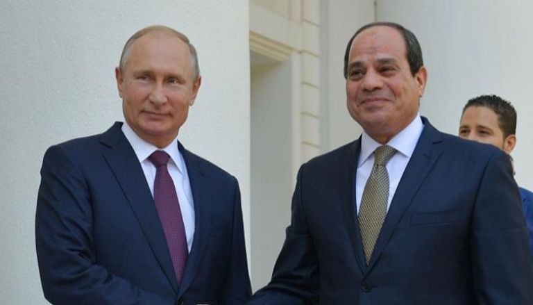 الرئيسان المصري عبدالفتاح السيسي والروسي فلاديمير بوتين- أرشيفية