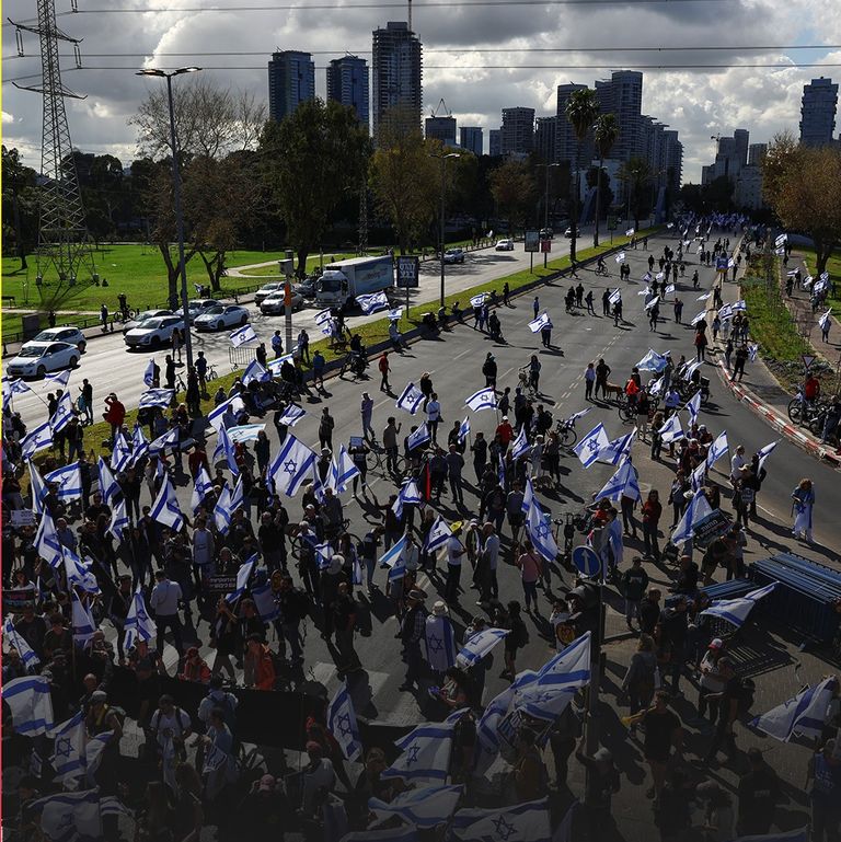 إسرائيل على صفيح ساخن.. احتجاجات «يوم القيامة» ضد إصلاح النظام القضائي تجوب الشوارع 1