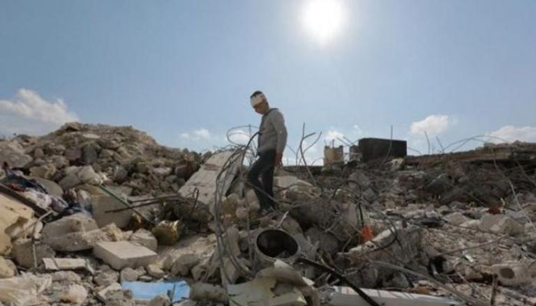 جانب من آثار الزلزال المدمر في سوريا