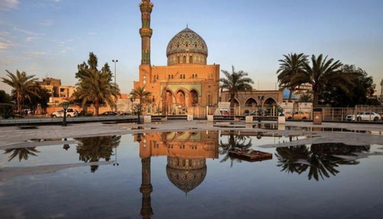 جامع 17 رمضان في ساحة الفردوس وسط بغداد