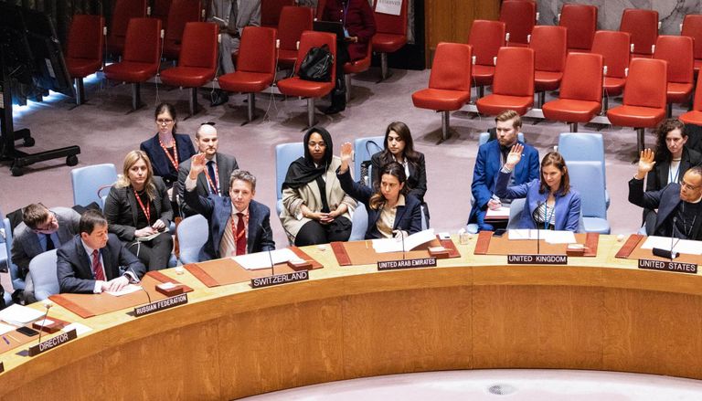 جانب من كلمة السفيرة لانا زكي نسيبة 