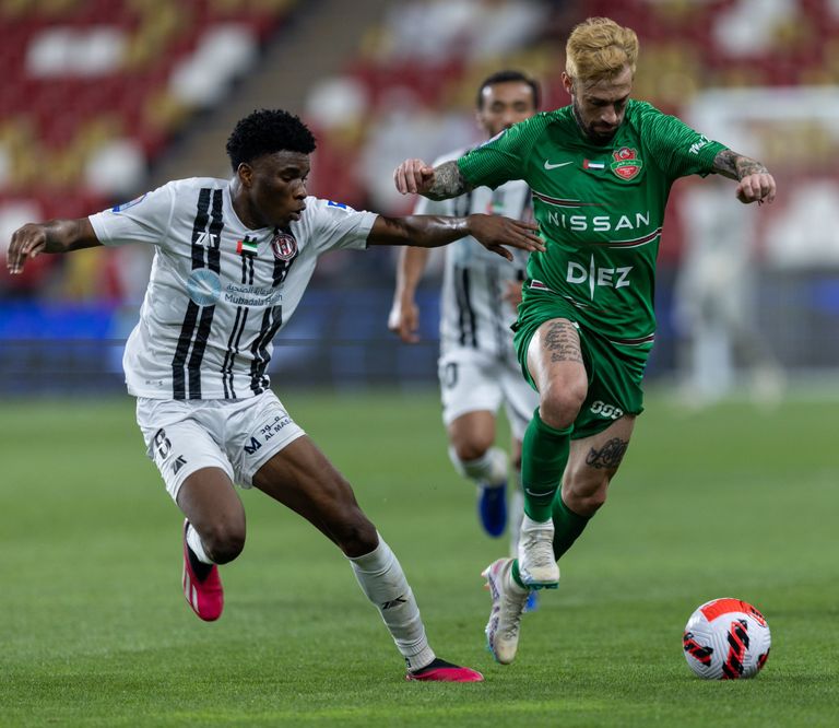 فيدريكو كارتابيا لاعب شباب الأهلي ضد الجزيرة