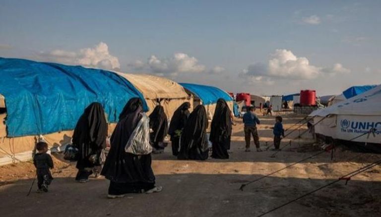 مخيم الهول في سوريا - أرشيفية