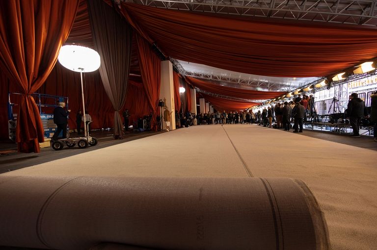 جانب من الاستعدادات لحفل الأوسكار