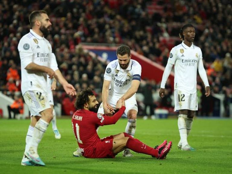 محمد صلاح نجم ليفربول ضد ريال مدريد