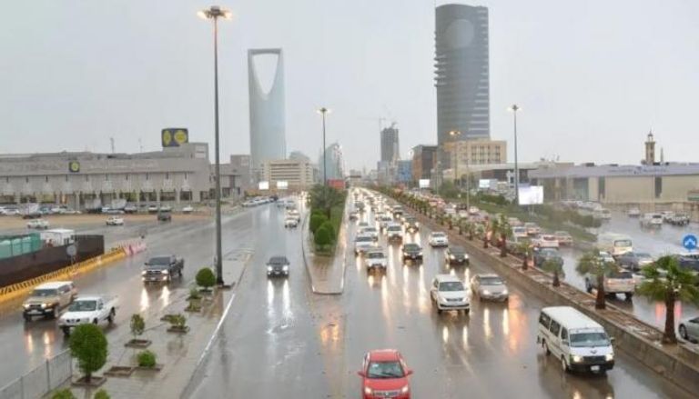 أمطار على العاصمة السعودية الرياض