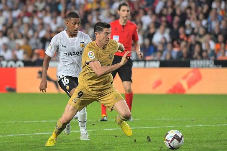 برشلونة ضد فالنسيا فريق برشلونة