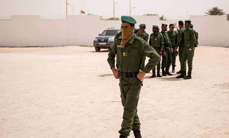 عناصر من الجيش الموريتاني في حالة استراحة- أرشيفية