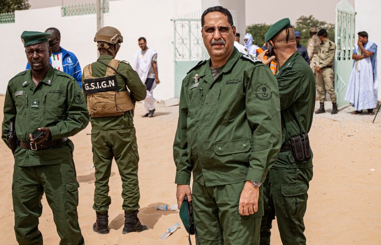 عناصر من الجيش الموريتاني في حالة استراحة- أرشيفية