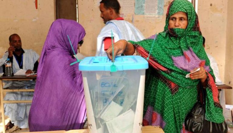 مكتب اقتراع في انتخابات سابقة بموريتانيا- أرشيفية