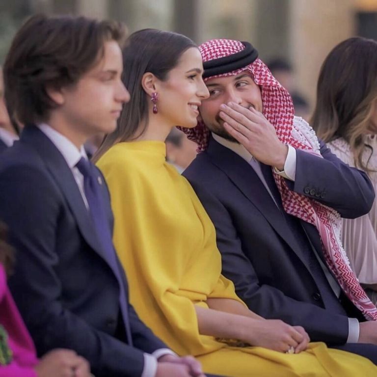 من حفل زفاف كريمة ملك الأردن