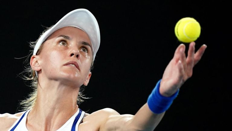 لاعبة التنس الأوكرانية ليسيا تسورنكو