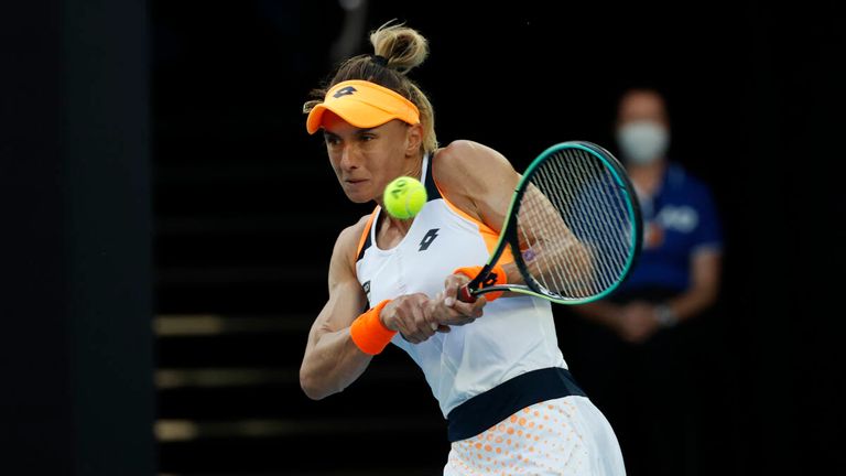 لاعبة التنس الأوكرانية ليسيا تسورنكو