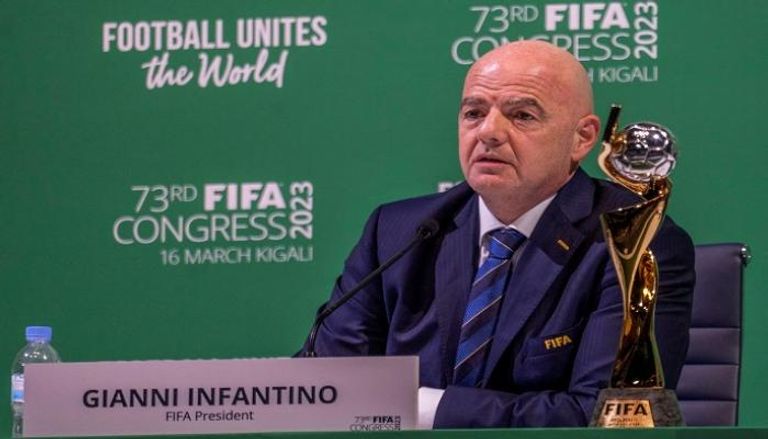 جياني إنفانتينو رئيس الاتحاد الدولي لكرة القدم "فيفا"