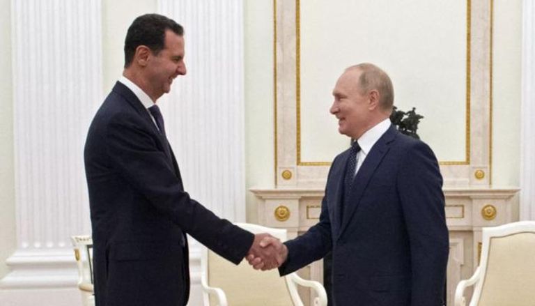 الرئيس الروسي فلاديمير بوتين يستقبل نظيره السوري بشار الأسد في موسكو