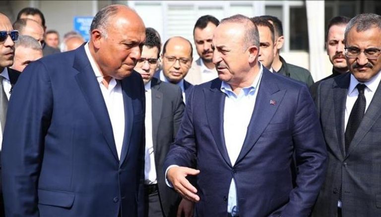 وزيرا خارجية تركيا ومصر