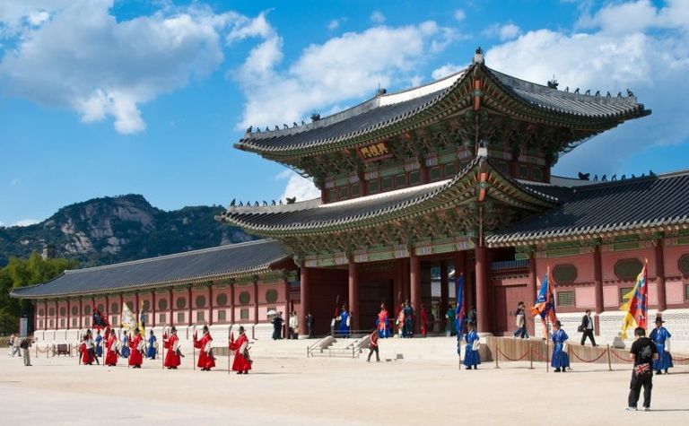 قصر جيونج بوكجونج في كوريا الجنوبية