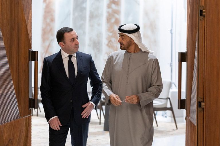 الشيخ محمد بن زايد آل نهيان مع رئيس وزراء جورجيا الشيخ محمد بن زايد آل نهيان مع رئيس وزراء جورجيا
