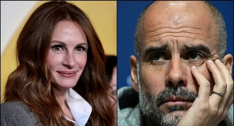 جوارديولا وجوليا روبرتس بيب جوارديولا وأنطونيو كونتي