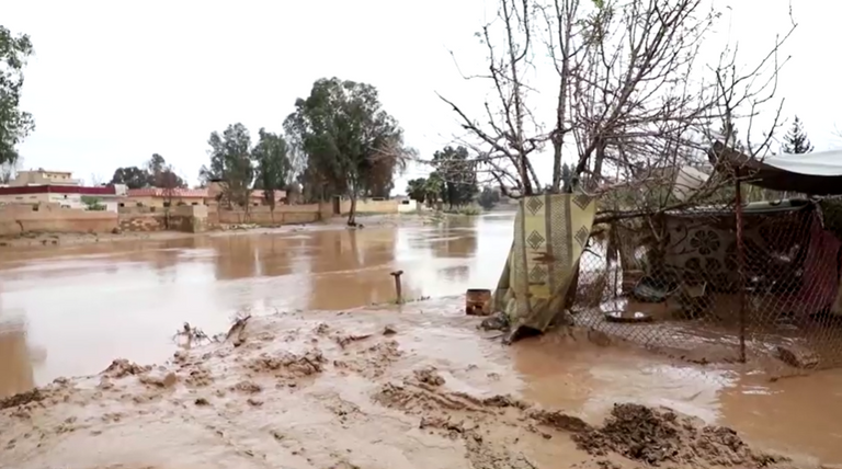 جانب من آثار نهر الخابور