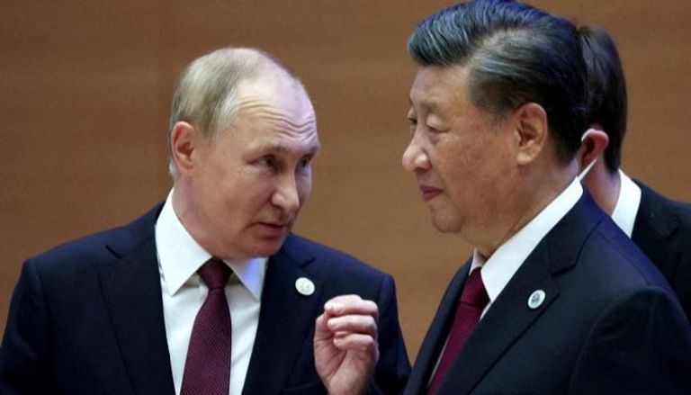 الرئيسان الصيني والروسي في لقاء سابق
