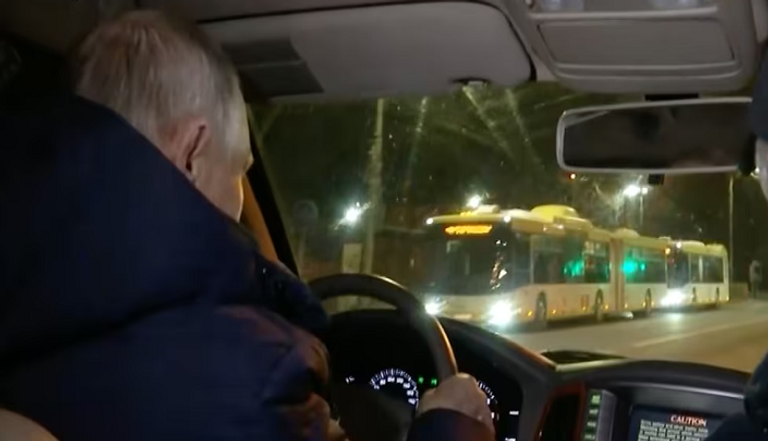 جانب من زيارة بوتين إلى ماريوبول 